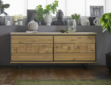 Design et gain de place : adoptez un buffet avec des portes coulissantes