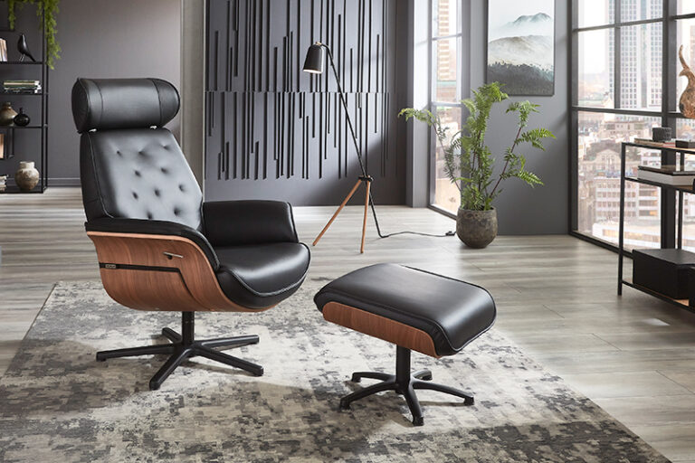 Fauteuil Relax En Tissu Teddy - Gris Foncé, Design Moderne Et Ergonomique, Pour Salon Ou Bureau