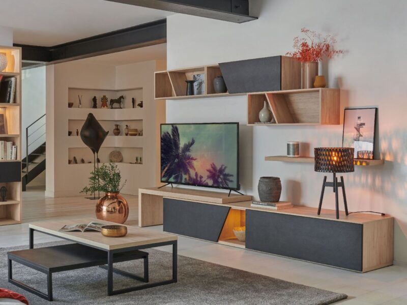 Personnalisez votre salon avec l’ensemble meuble TV