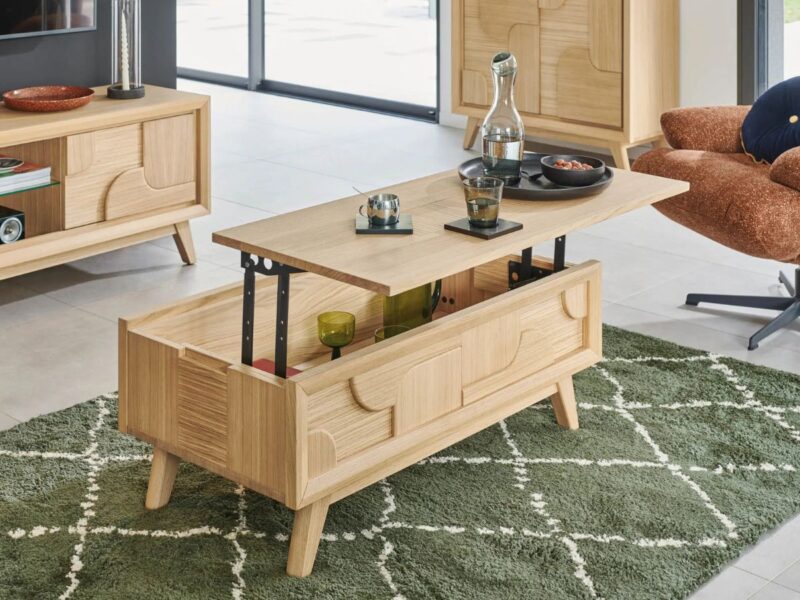 Quelle table basse associer à un canapé d’angle ?