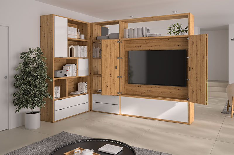 Meuble composable de salon MANHATTAN