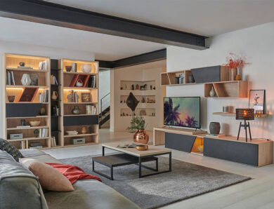 Créez un salon unique et sur-mesure avec le meuble composable