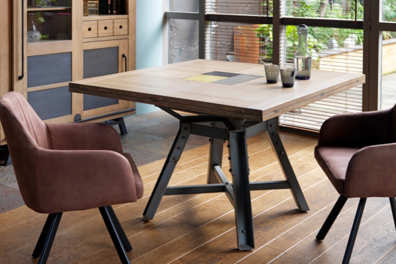 table a manger carre PASSERELLE gallery tendances