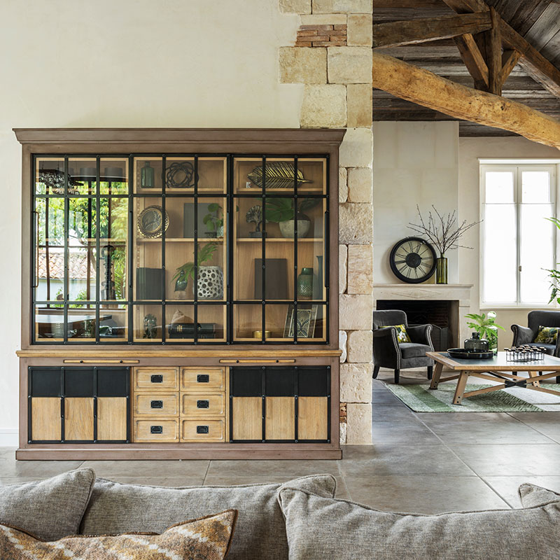 Grande bibliothèque vitrine EPURE Gallery Tendances