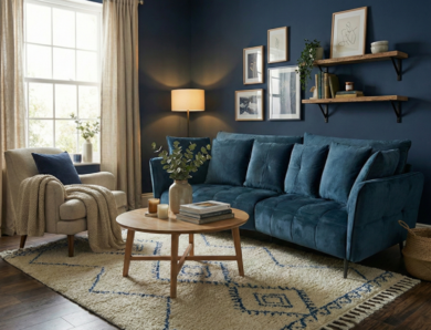 Le canapé en velours n’a jamais autant eu la cote !