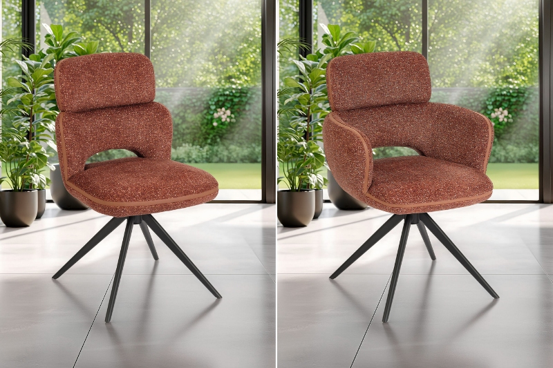 Chaise accoudoirs pivotante CELIA Gallery Tendances