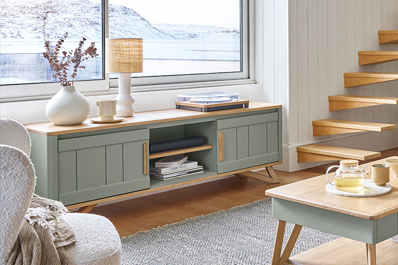 Meuble TV rangements ALVA