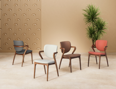 Chaises avec accoudoirs : être à table comme dans un fauteuil