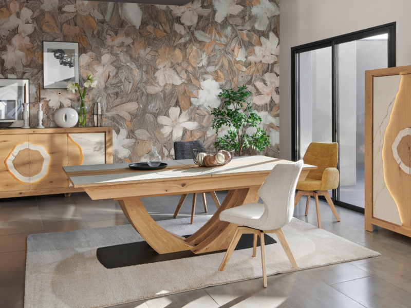 La table à manger en céramique extensible, aussi élégante que pratique