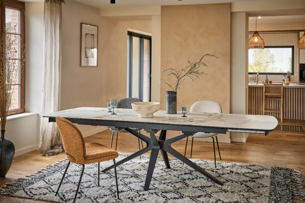 Table repas céramique extensible LAGOS Gallery Tendances
