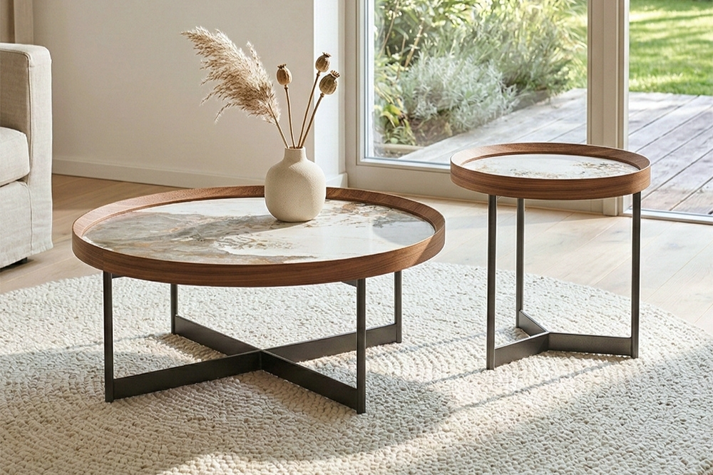 Tables basses rondes Gallery Tendances